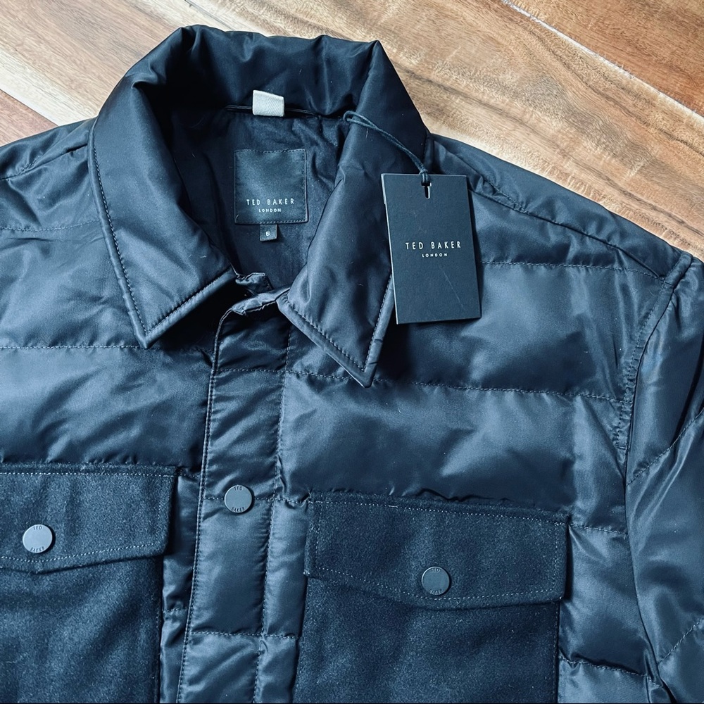 🌟🌟Host Pick 🌟🌟 NWT Ted Baker VELOSTY Quilted Black Jacket - Picture 9 of 16